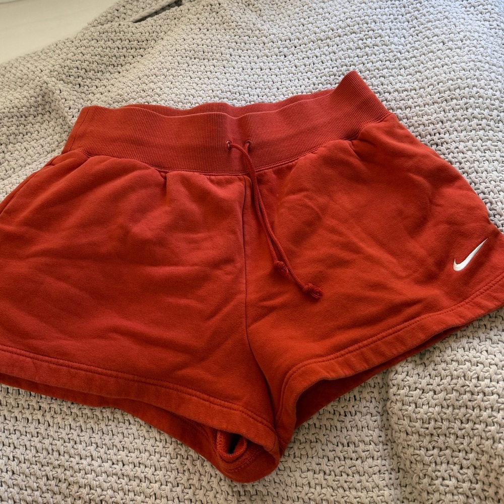 Nike Women's Athletic Rust Orange Shorts